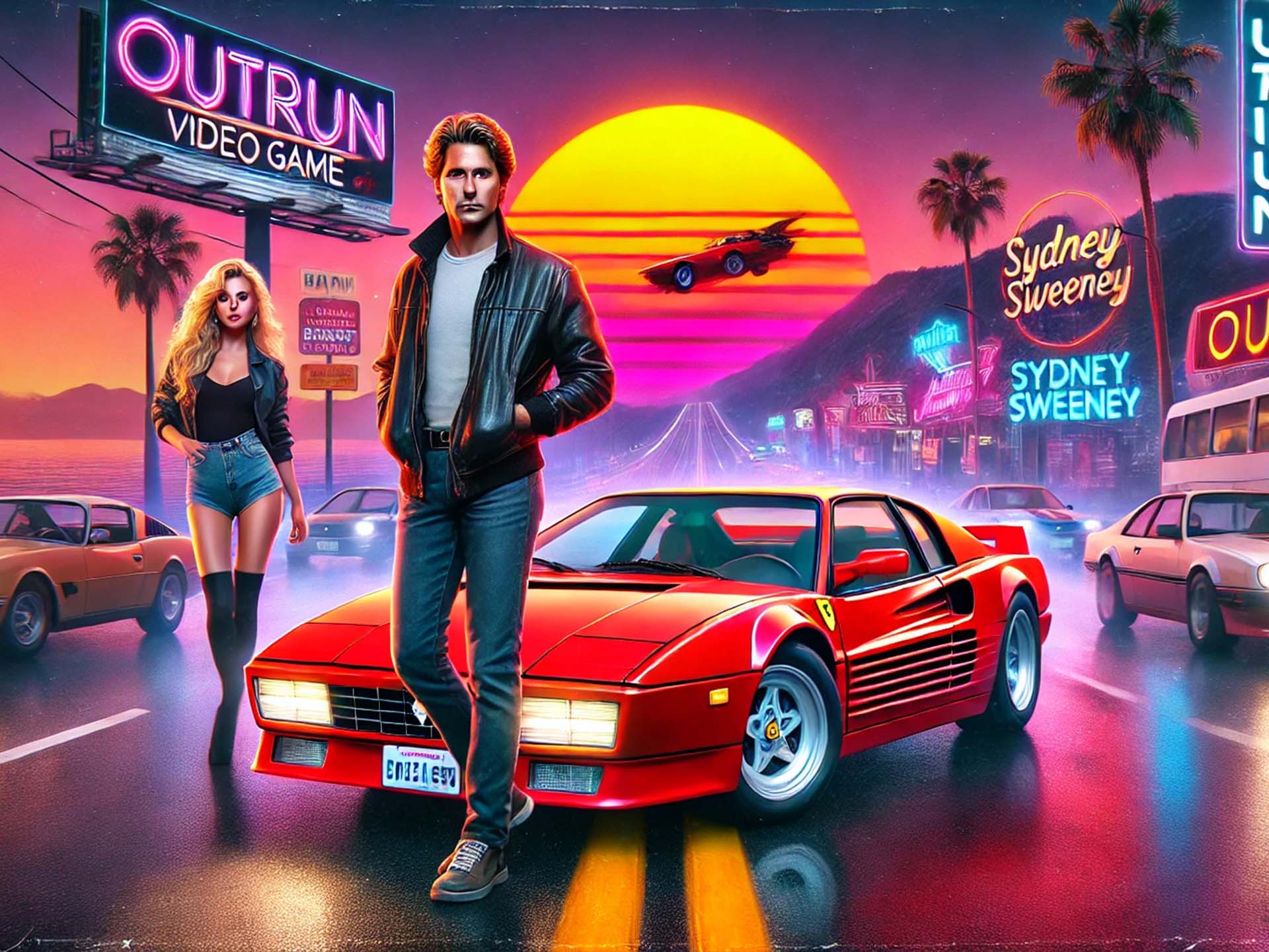 Sydney Sweeney e Michael Bay vão transformar clássico dos games OutRun em filme de ação com carros velozes